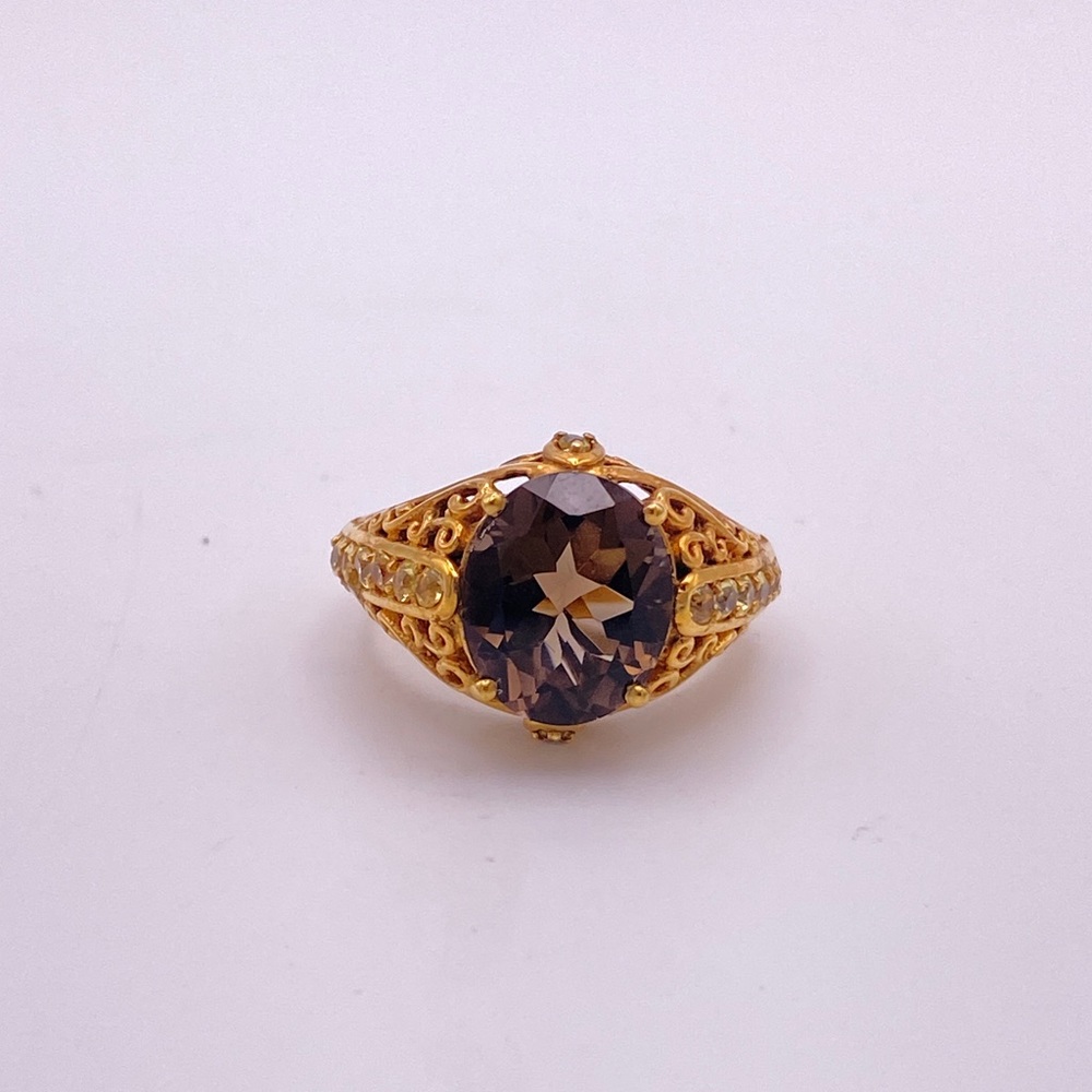 Smokey Quartz Ring; GbD; Size 6, 6.75 & 7